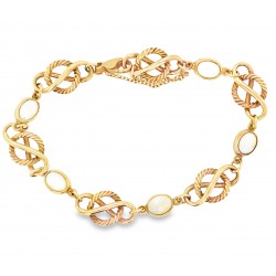 Pre Owned 9ct Opal Set Bracelet ZX785